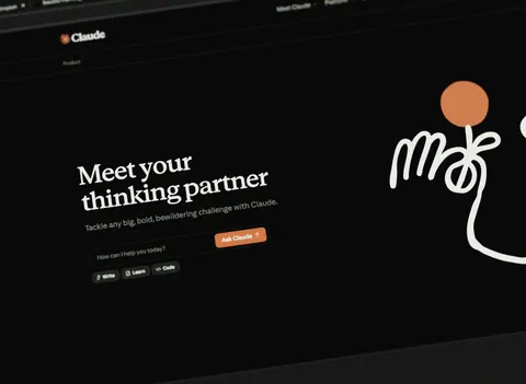 Page d'accueil de Claude, l'outil derrière les skills Claude Code que j'utilise pour auditer et livrer mes sites