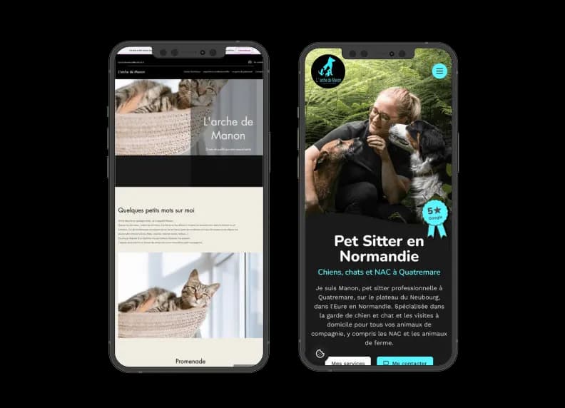 Photo d'un site internet réalisé par Alexis Pennel avec son service de refonte de site internet
