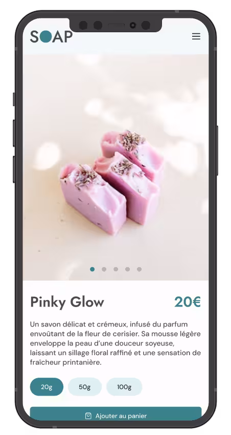Capture d'écran du service de création de site vitrine d'Alexis Pennel, développeur web.