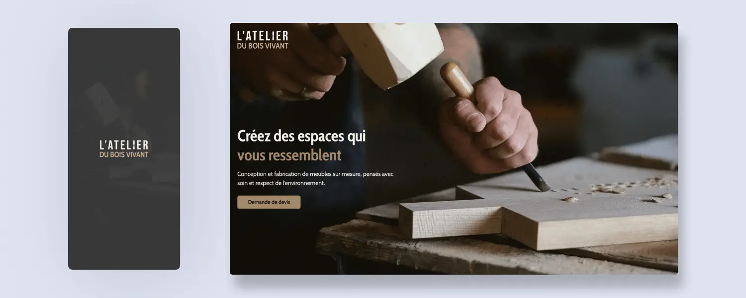 Mockup principal du site de Myogi, photographe à Rouen